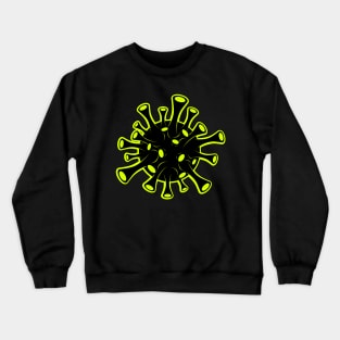 Green and Black Virus Crewneck Sweatshirt